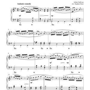 Gilbert & Sullivan The Sun Whose Rays Are All Ablaze (from The Mikado) Musik Noten - Piano Solo - 18814-0