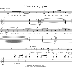 Giles Swayne I look into my glass (for tenor and guitar) Musik Noten - Piano & Vocal - 46109-0