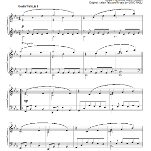 Gino Paoli The Phoenix Love Theme (Senza Fine) Musik Noten - Piano Solo - 93067-0
