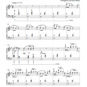 Giovanni Dettori Don't Know Why Musik Noten - Educational Piano - 95801-0