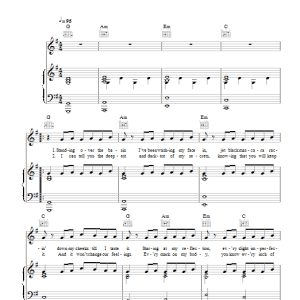 Girls Aloud Beautiful Cause You Love Me Musik Noten - Piano, Vocal & Guitar Chords - 115431-0
