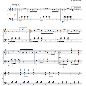 Giuseppe Verdi Addio del passato Musik Noten - Easy Piano - 55493-0