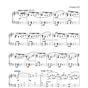 Giuseppe Verdi Pace, Pace Mio Dio From 'la Forza Del Destino' Musik Noten - Piano Solo - 31863-0