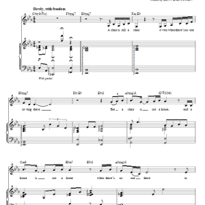 Glee Cast A House Is Not A Home Musik Noten - Piano & Vocal - 77468-0