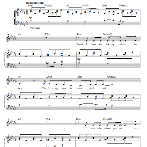 Glee Cast Alone (Vocal Duet) Musik Noten - Piano & Vocal - 77884-0