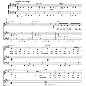 Glee Cast Crush Musik Noten - Piano & Vocal - 77459-0