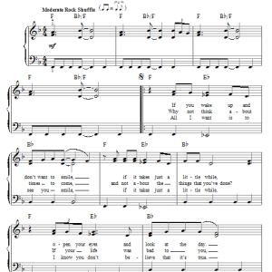 Glee Cast Don't Stop Musik Noten - Easy Piano - 86544-0