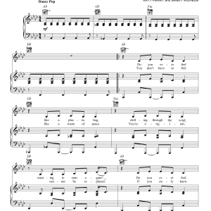 Glee Cast Firework Musik Noten - Easy Piano - 83760-0