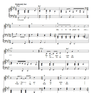 Glee Cast I Say A Little Prayer Musik Noten - Piano & Vocal - 77477-0