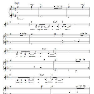 Glee Cast Imagine (Vocal Duet) Musik Noten - Piano & Vocal - 77888-0