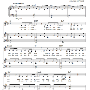 Glee Cast Keep Holding On Musik Noten - Piano & Vocal - 77562-0