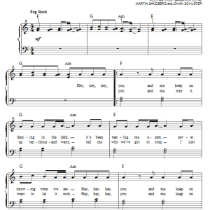 Glee Cast Light Up The World Musik Noten - Easy Piano - 86549-0