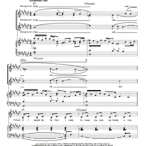 Glee Cast No Air (Vocal Duet) Musik Noten - Piano & Vocal - 77880-0