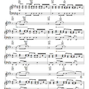 Glee Cast Not The End Musik Noten - Piano, Vocal & Guitar Chords - 92591-0