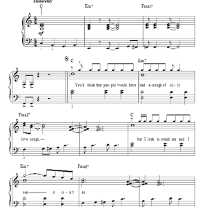 Glee Cast Silly Love Songs Musik Noten - Easy Piano - 83852-0