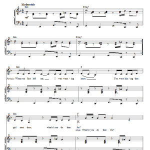 Glee Cast Smile (Vocal Duet) Musik Noten - Piano & Vocal - 77881-0