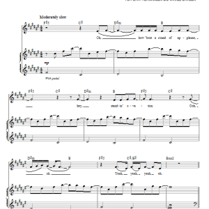 Glee Cast Take A Bow Musik Noten - Piano & Vocal - 77474-0