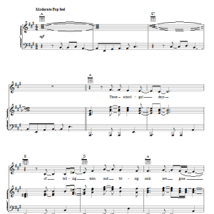 Glee Cast To Sir, With Love Musik Noten - Piano Solo - 89263-0