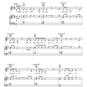 Glen Ballard With You Musik Noten - Piano, Vocal & Guitar Chords - 93201-0