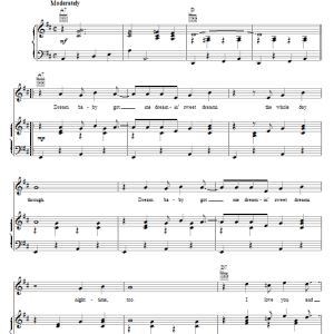 Glen Campbell Dream Baby (How Long Must I Dream) Musik Noten - Piano, Vocal & Guitar Chords - 18252-0