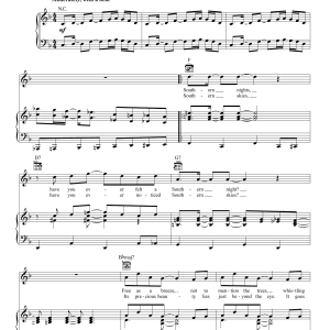 Glen Campbell Southern Nights Musik Noten - Piano, Vocal & Guitar Chords - 57786-0