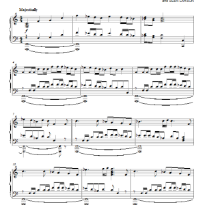 Glen Larson Battlestar Galactica Musik Noten - Piano Solo - 93062-0