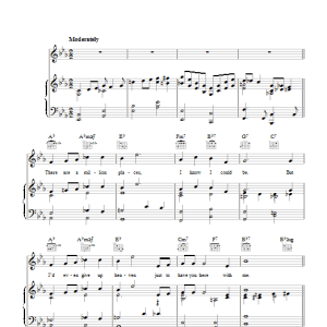 Glen Miller Heaven Can Wait Musik Noten - Piano, Vocal & Guitar Chords - 103572-0