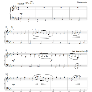 Glenda Austin Black Cat Bounce Musik Noten - Educational Piano - 97101-0