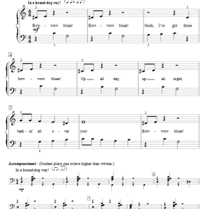 Glenda Austin Bow-Wow Blues Musik Noten - Educational Piano - 76955-0