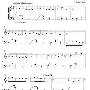 Glenda Austin Carousel Waltz Musik Noten - Educational Piano - 76495-0