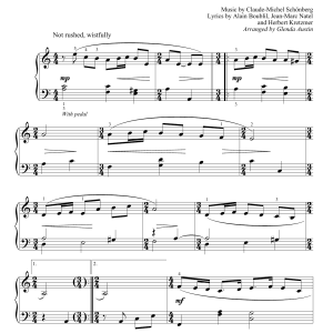 Glenda Austin Castle On A Cloud Musik Noten - Educational Piano - 54234-0