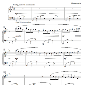 Glenda Austin Le Papillon Musik Noten - Educational Piano - 75607-0