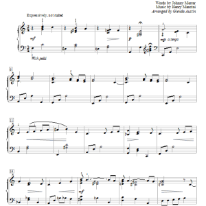 Glenda Austin Moon River Musik Noten - Educational Piano - 56232-0