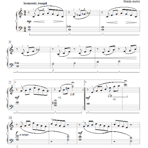 Glenda Austin Sunset Over The Sea Musik Noten - Educational Piano - 154562-0