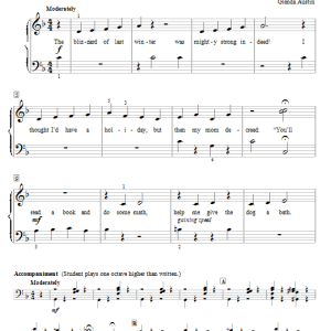 Glenda Austin The Blizzard Musik Noten - Educational Piano - 80011-0