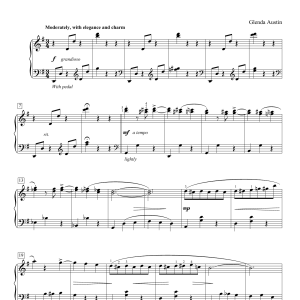 Glenda Austin Valse En Vogue Musik Noten - Educational Piano - 176964-0