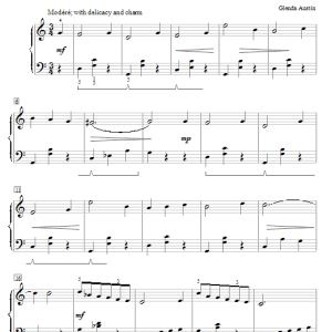 Glenda Austin Valse Parisienne Musik Noten - Educational Piano - 76497-0