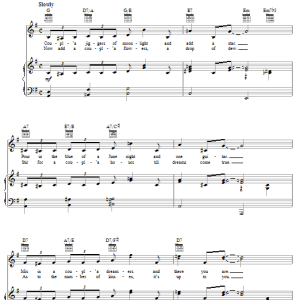 Glenn Miller Moonlight Cocktail Musik Noten - Lead Sheet / Fake Book - 108171-0