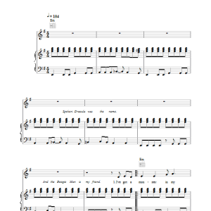 Gnarls Barkley The Boogie Monster Musik Noten - Piano, Vocal & Guitar Chords - 37104-0