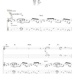 Godsmack Bleeding Me Musik Noten - Guitar Tab - 55614-0