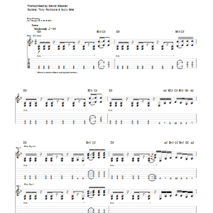 Godsmack Cryin' Like A Bitch! Musik Noten - Guitar Tab - 74589-0