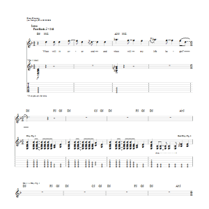 Godsmack Forever Shamed Musik Noten - Guitar Tab - 76471-0