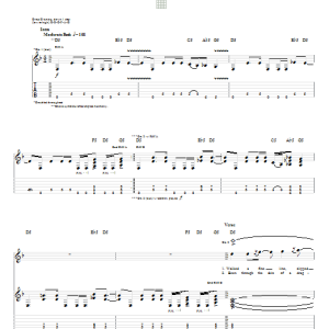 Godsmack No Rest For The Wicked Musik Noten - Guitar Tab - 55622-0