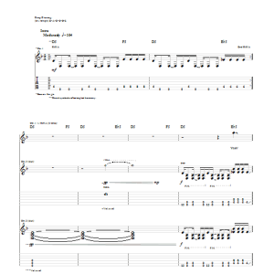 Godsmack Saints And Sinners Musik Noten - Guitar Tab - 76484-0