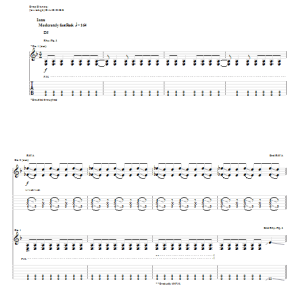 Godsmack The Enemy Musik Noten - Guitar Tab - 55613-0