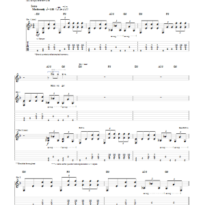 Godsmack War And Peace Musik Noten - Guitar Tab - 76486-0