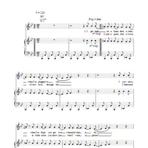 Goldfrapp Strict Machine Musik Noten - Piano, Vocal & Guitar Chords - 33119-0