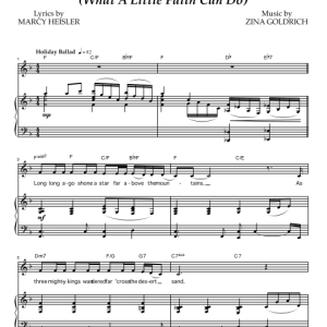 Goldrich & Heisler Amazing (What A Little Faith Can Do) Musik Noten - Piano & Vocal - 78331-0