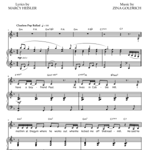Goldrich & Heisler Compromise Musik Noten - Piano & Vocal - 78329-0