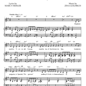 Goldrich & Heisler Los Pinguinos (Female Key) Musik Noten - Piano & Vocal - 78325-0